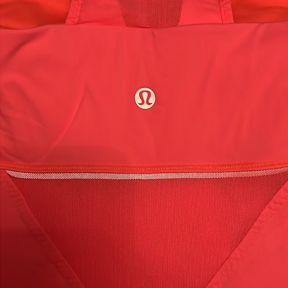 Pink Lululemon Tank With Mesh - Picture 3 of 5